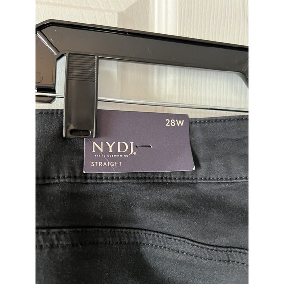 NYDJ Marilyn Straight Black Pants Size 28W NWT - Picture 8 of 16